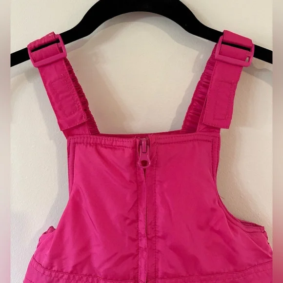 Thereabouts Toddler Girls Cheerful Pink Snow Bibs NWT Size 2T - Picture 9 of 9